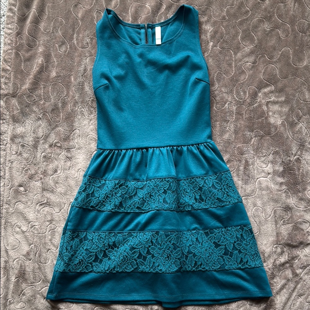Xhiliration (target) dress.  Dark teal. Size small. Gently used.